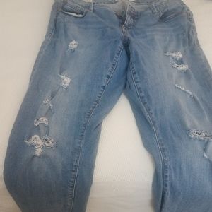 Torrid Deconstructed Skinny Jeans